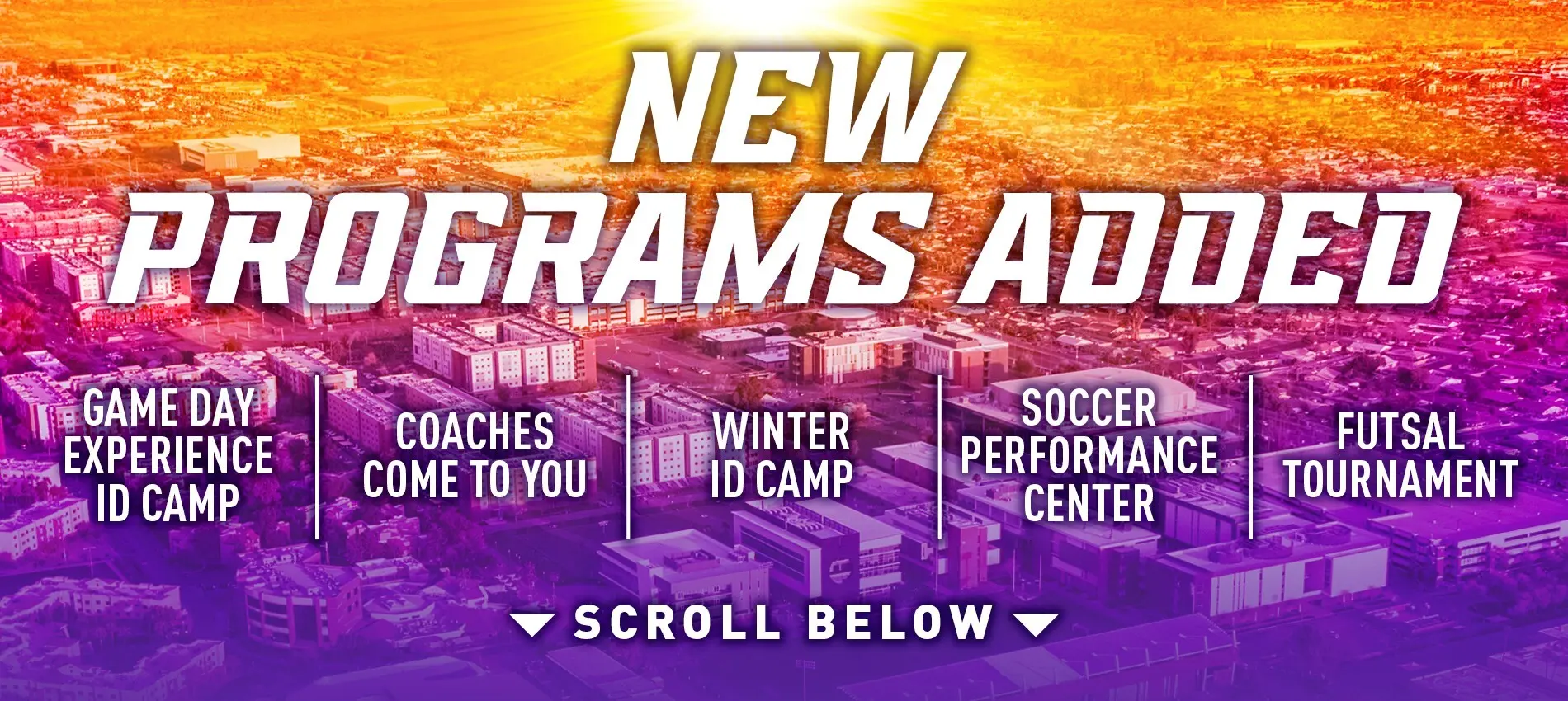New Programs Added | Scroll Below